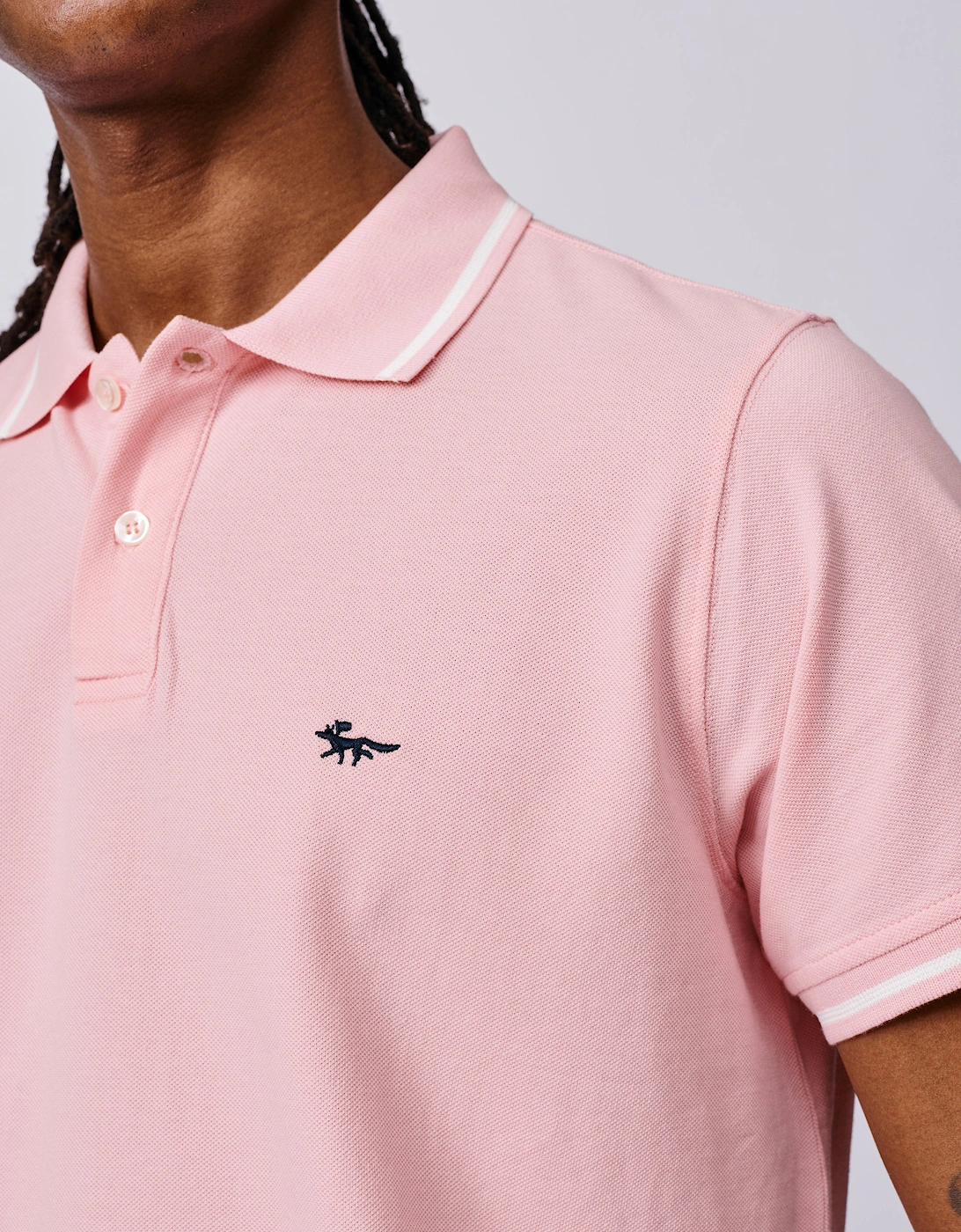 Eden Tipped Pique Polo