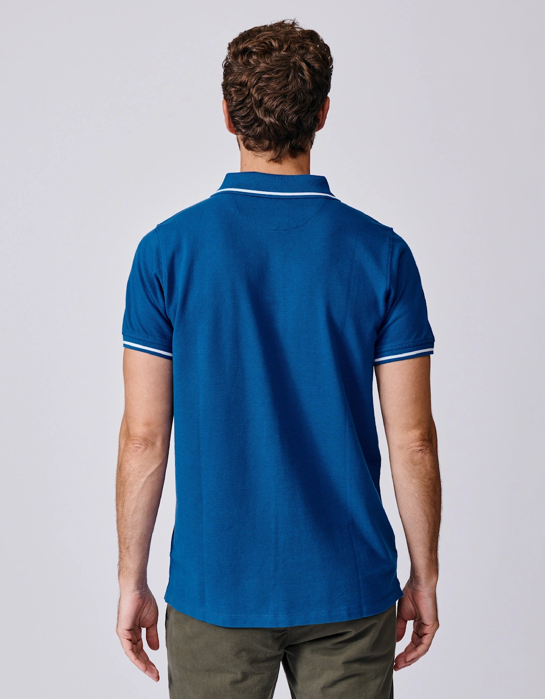 Eden Tipped Pique Polo