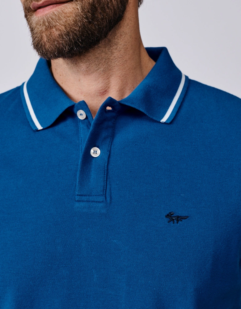 Eden Tipped Pique Polo
