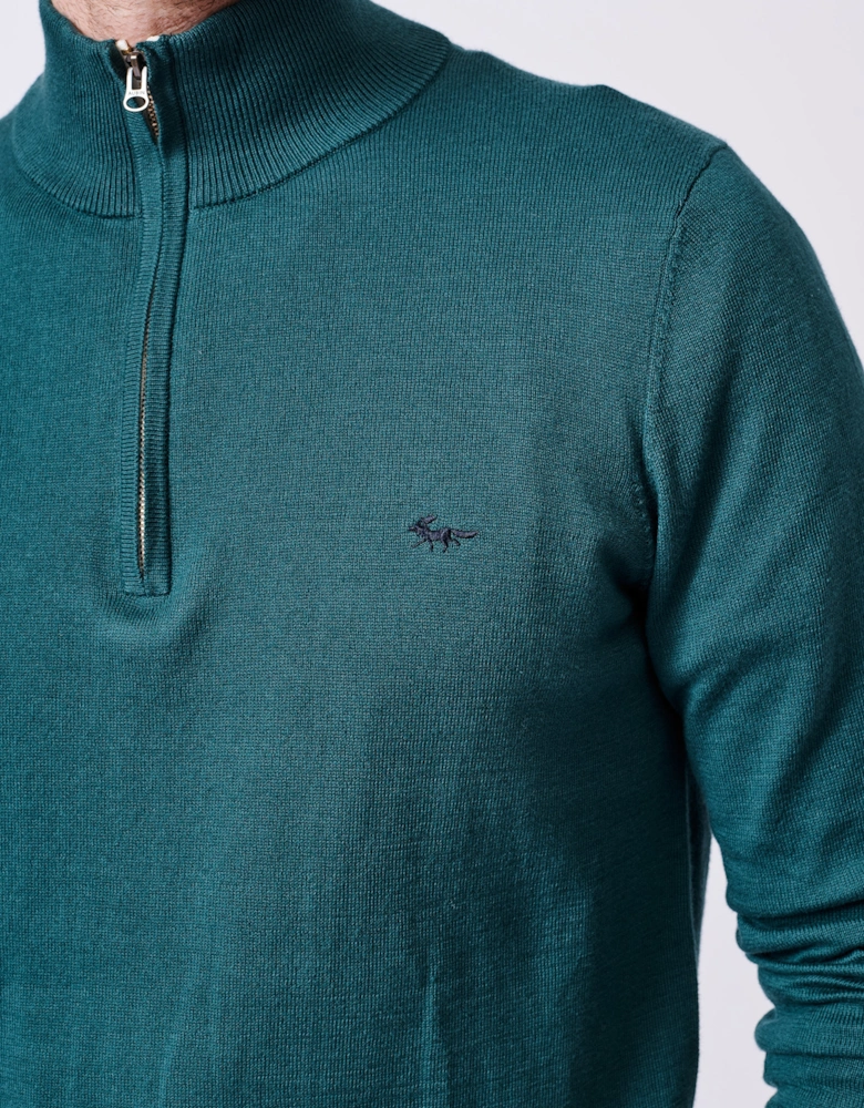 Daw Cotton Zip Neck