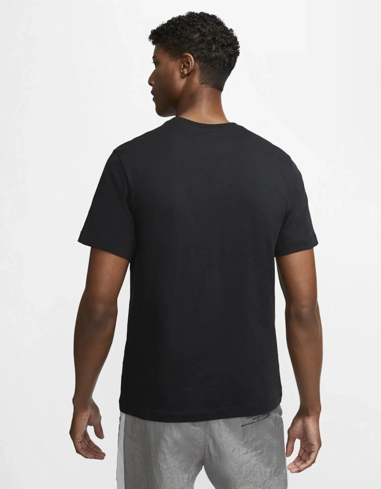 Nike Club Crew Neck T-Shirt Black