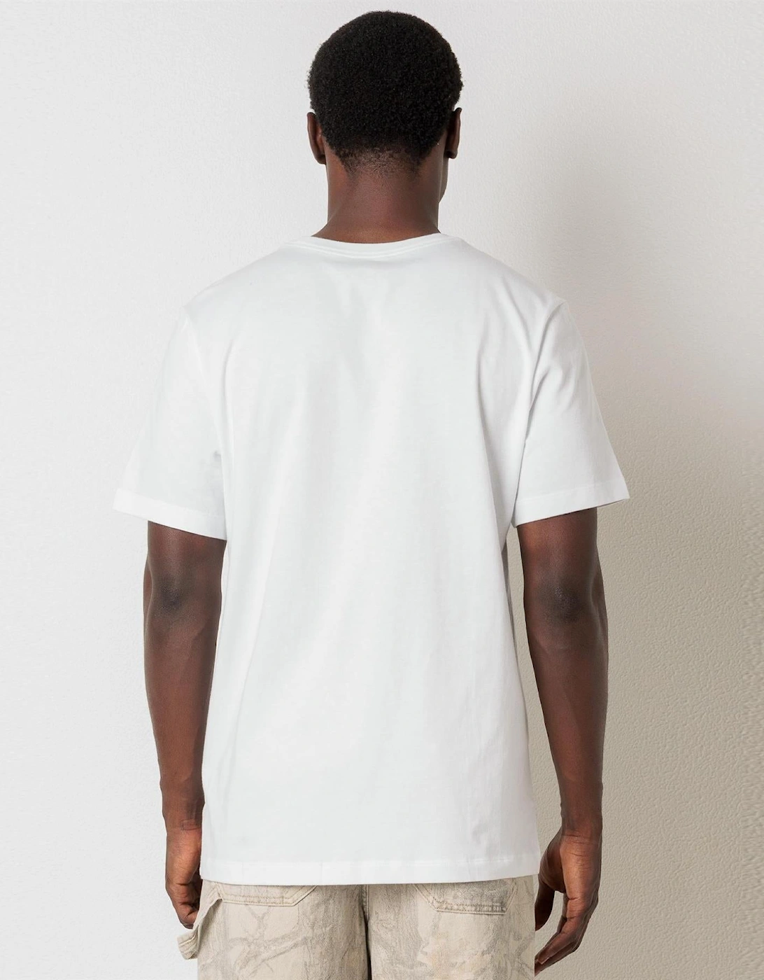 Nike Club Crew Neck T-Shirt White/Gold