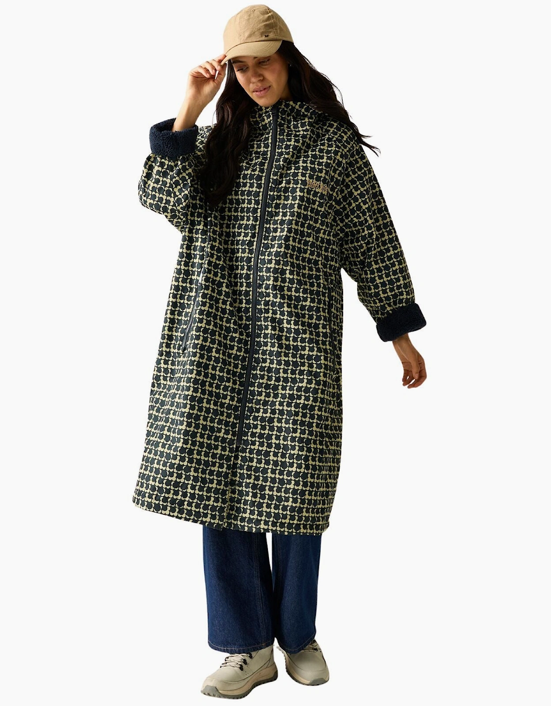 Regatta Womens Orla Kiely Waterproof Fleece Lined Changing Robe, 2 of 1
