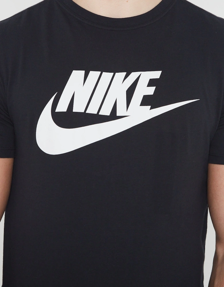 Nike Mens Futura Icon T Shirt in Black