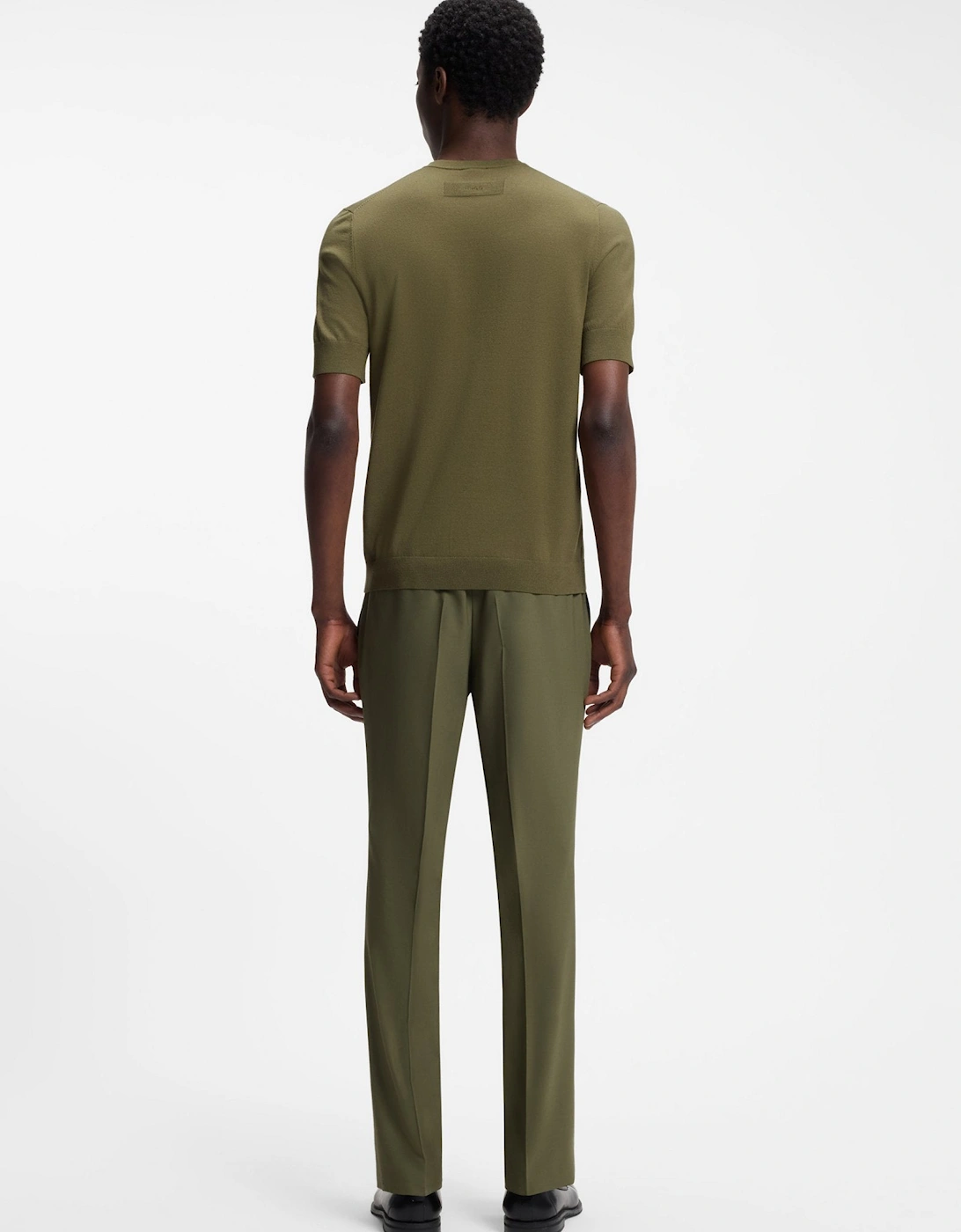 HUGO San Carl CV Sweater 388 Open Green