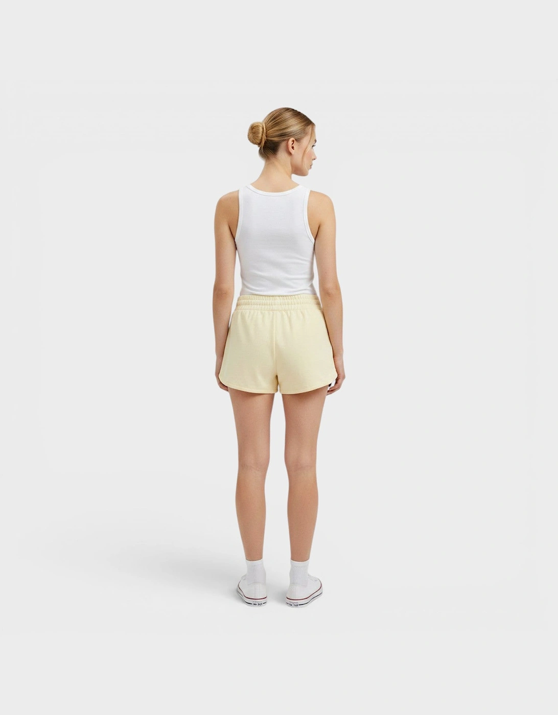 Adidas Athletic Shorts Pale Yellow