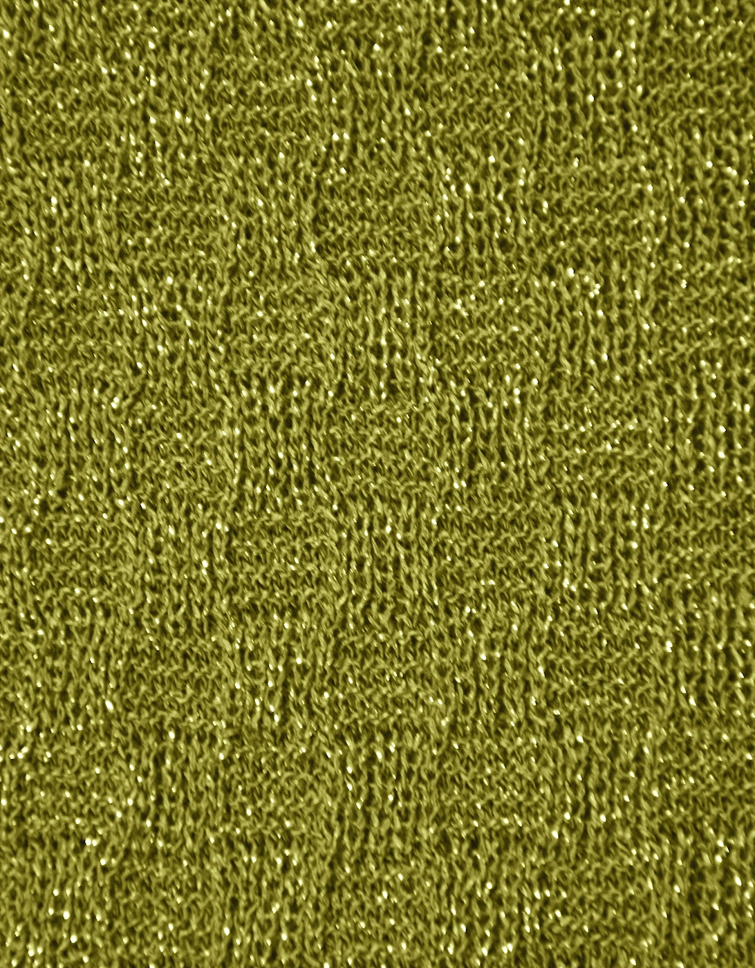 Green Sheer Lurex Knit Flared Trousers