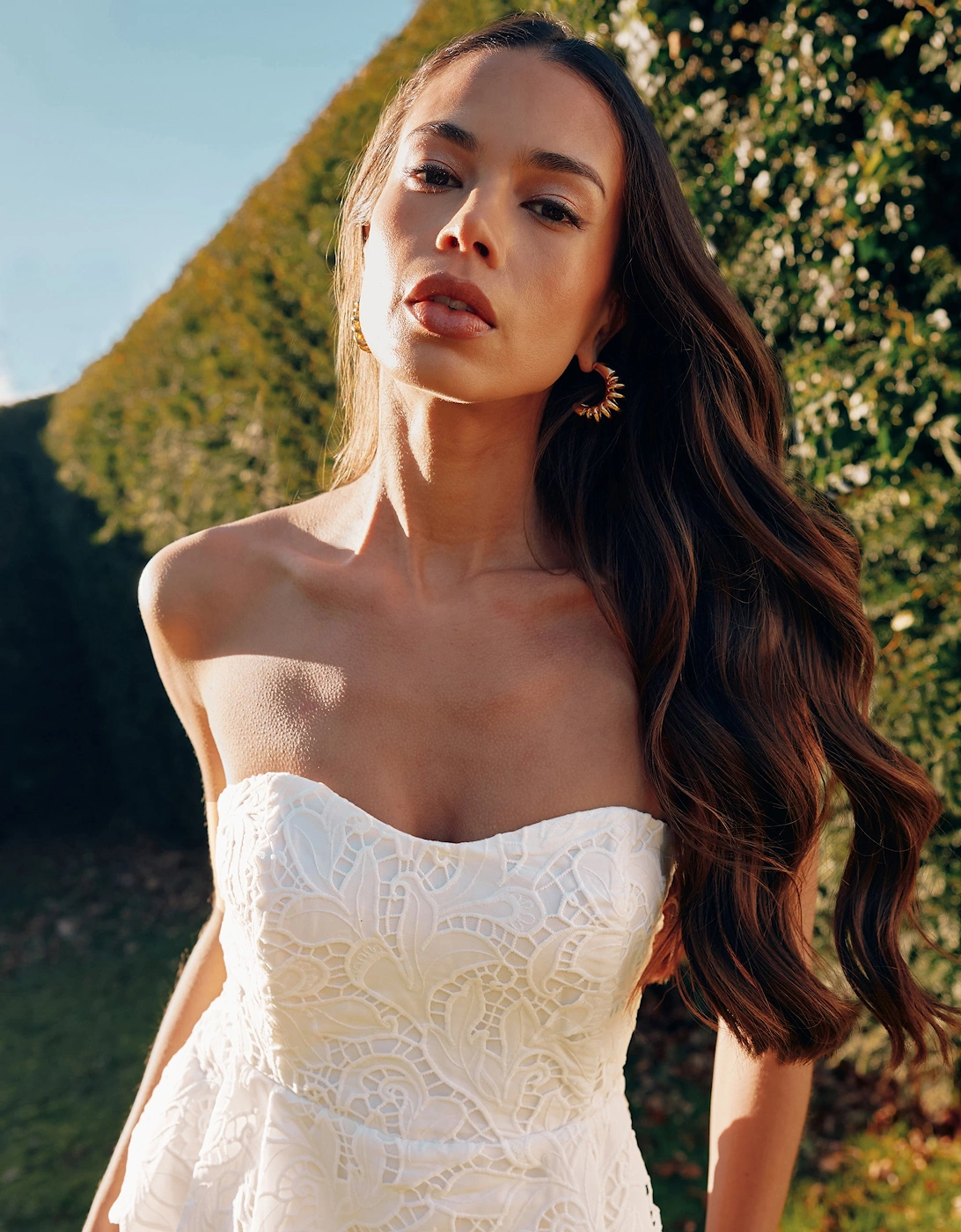 Lace Bustier Top