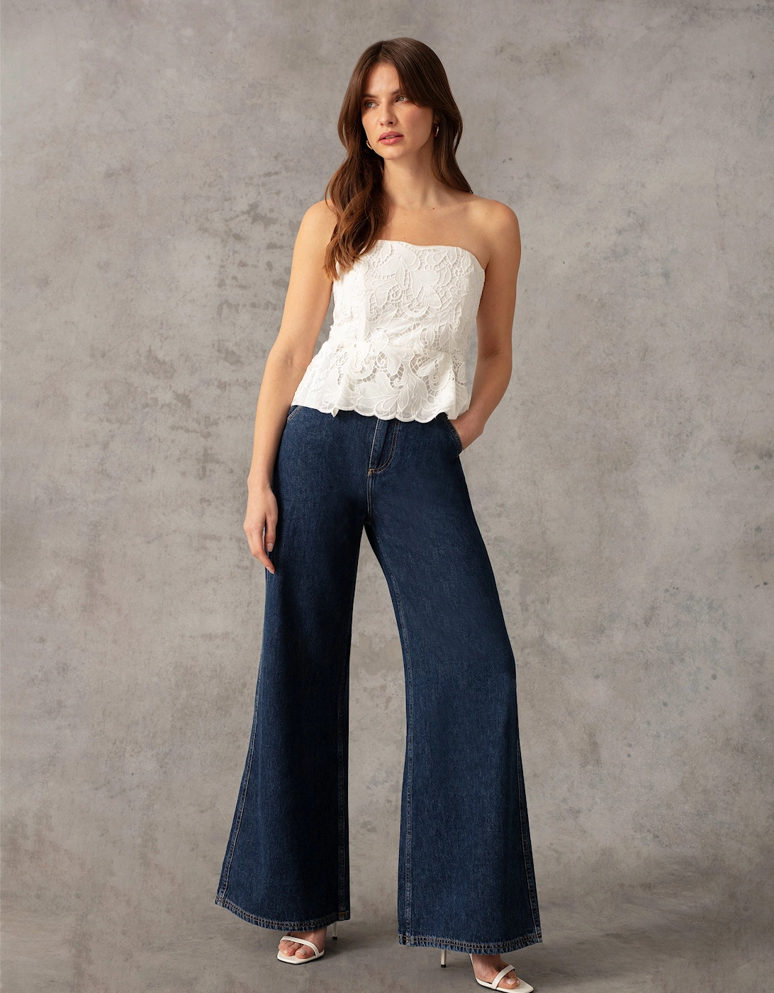 Lace Bustier Top