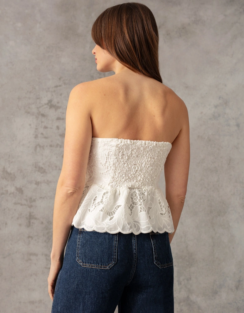 Lace Bustier Top