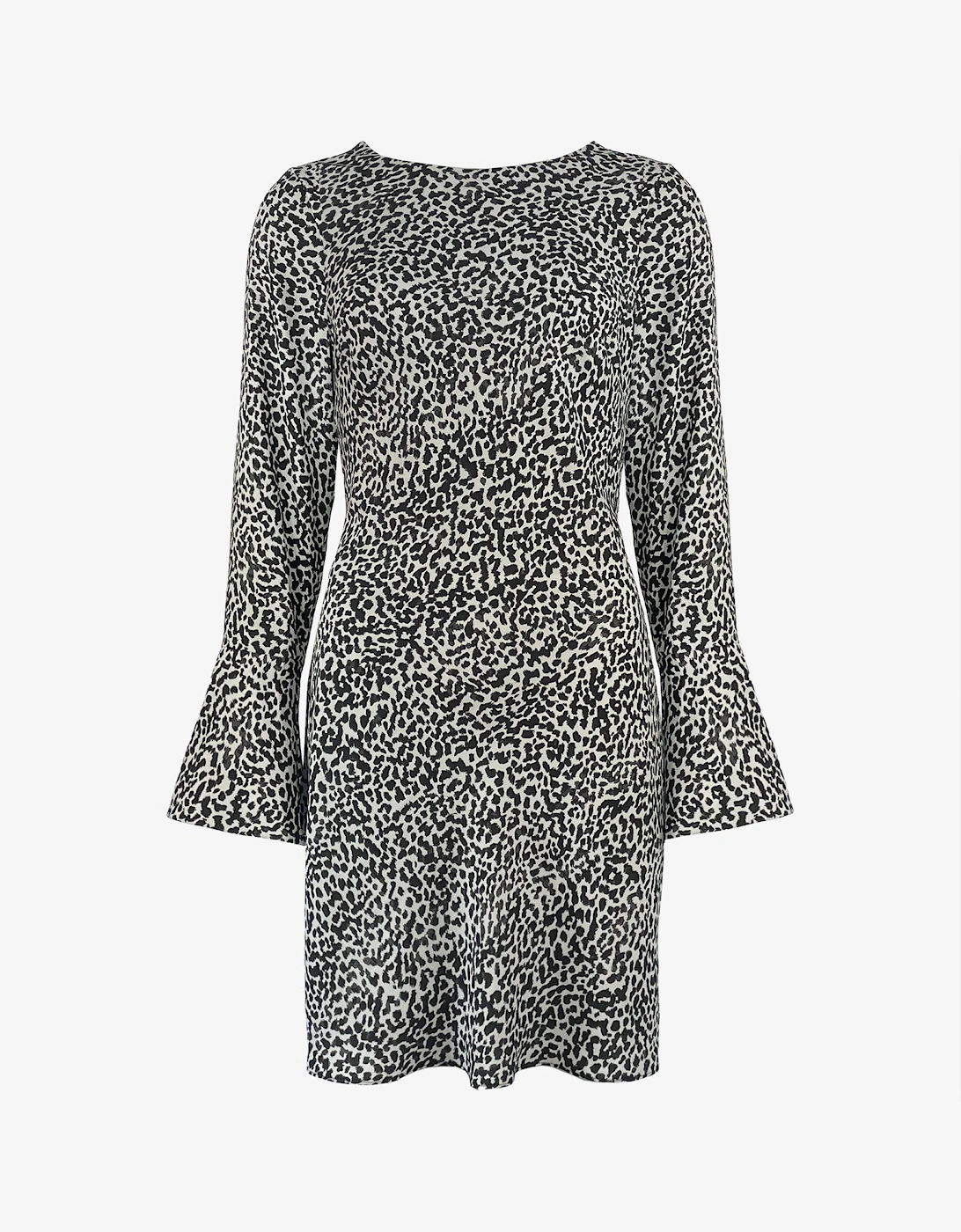 Petite Mono Dalmatian Print Mini Dress