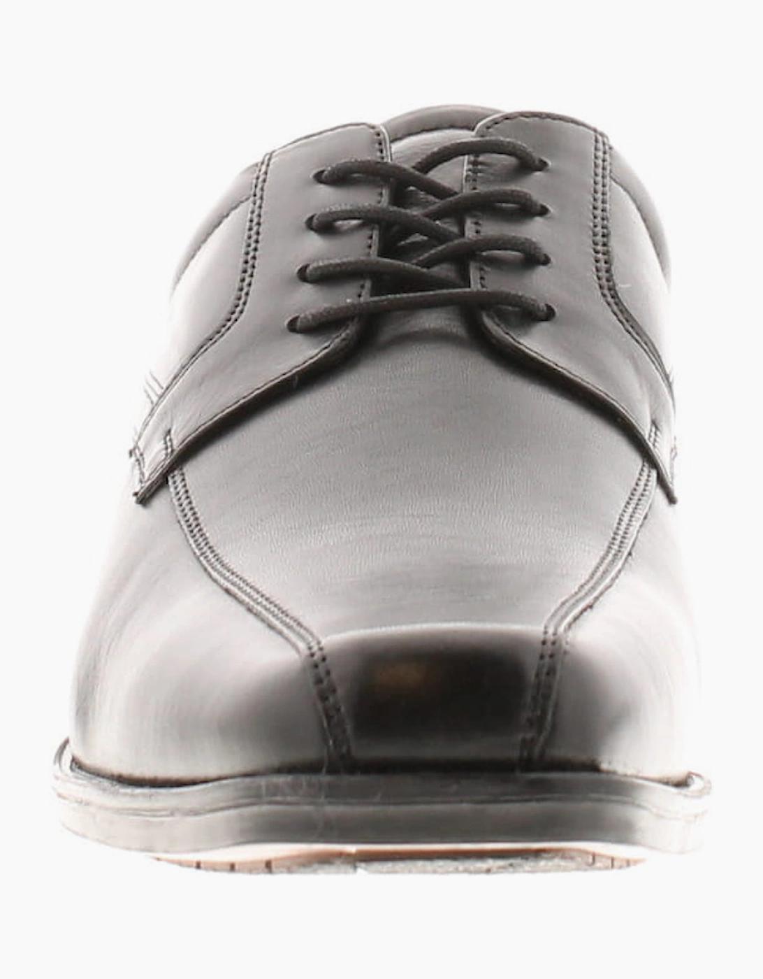 Hush Puppies Mens Shoes Smart Brandon Leather black UK Size