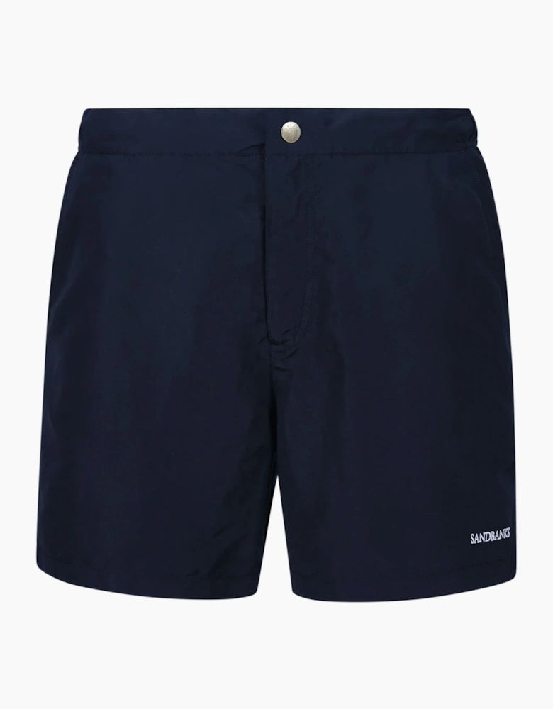 SANDBANKS SIDE STRIPE SWIM SHORT NAVY
