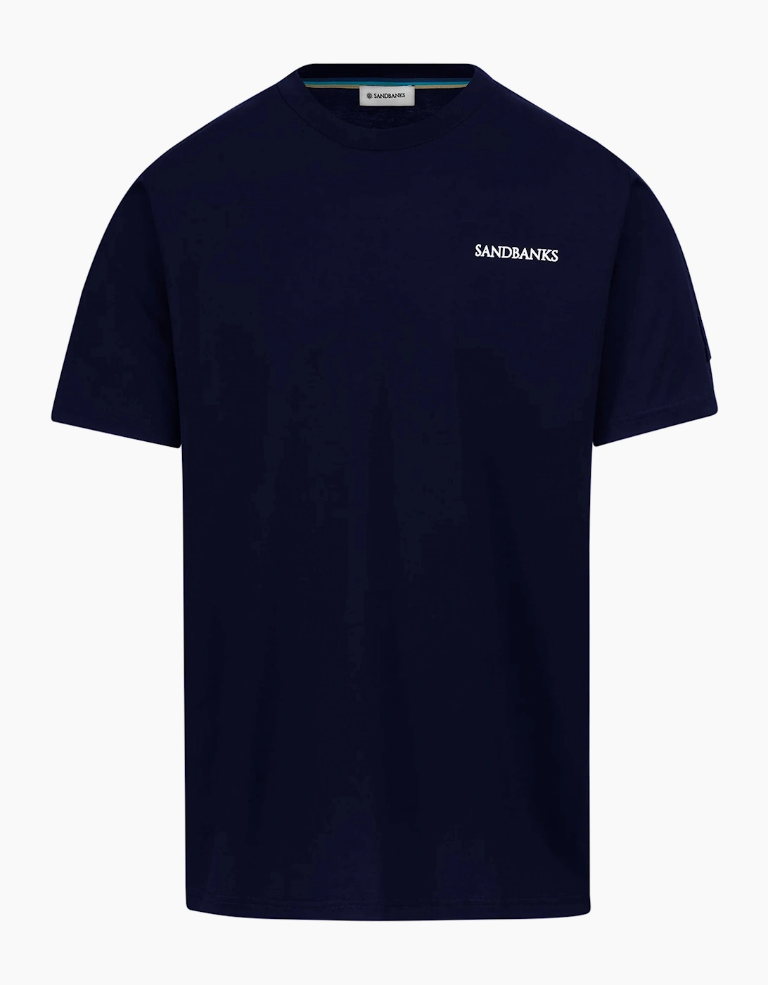 SANDBANKS SIDE STRIPE T-SHIRT NAVY, 4 of 3