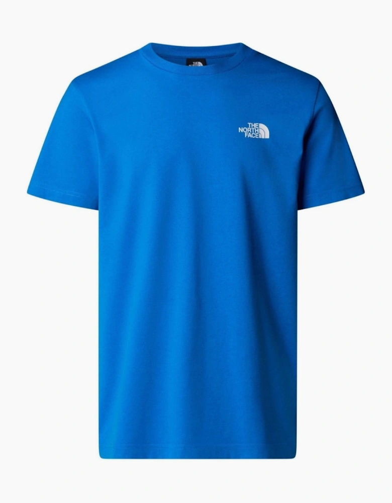 The North Face Mens Simple Dome Short Sleeve T-shirt in Blue