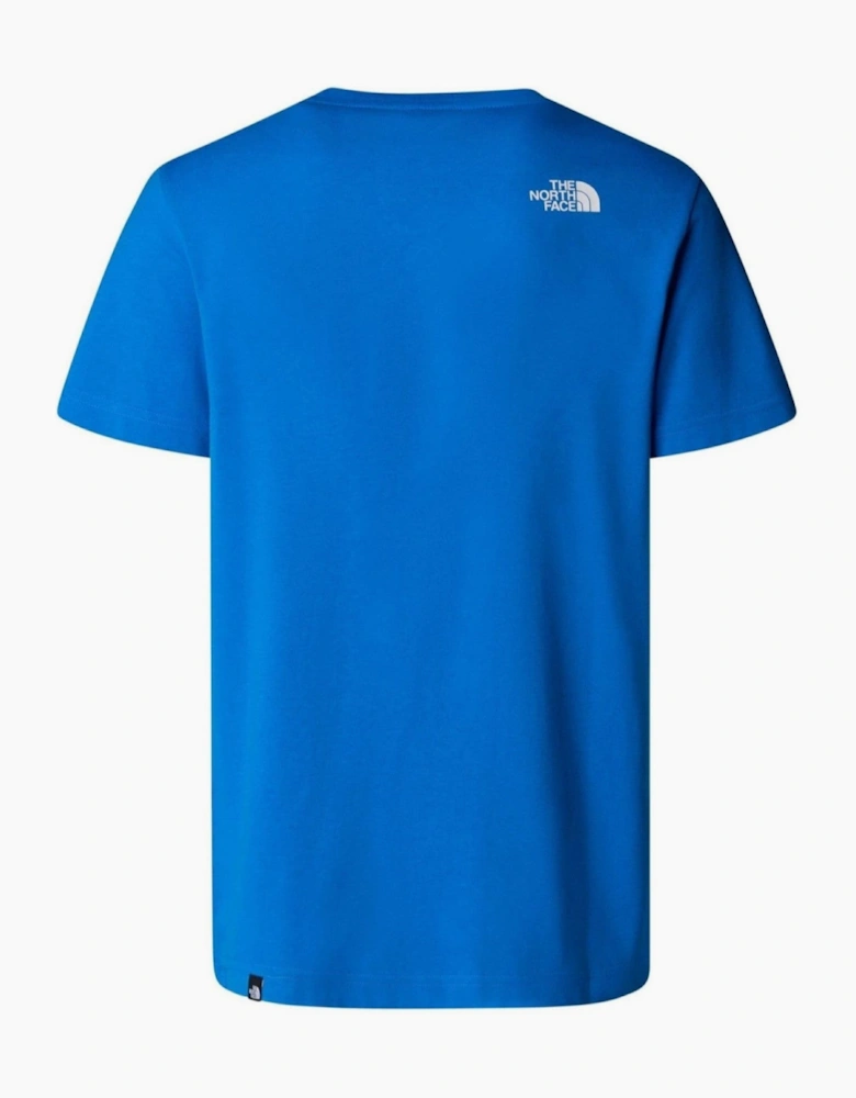 The North Face Mens Simple Dome Short Sleeve T-shirt in Blue