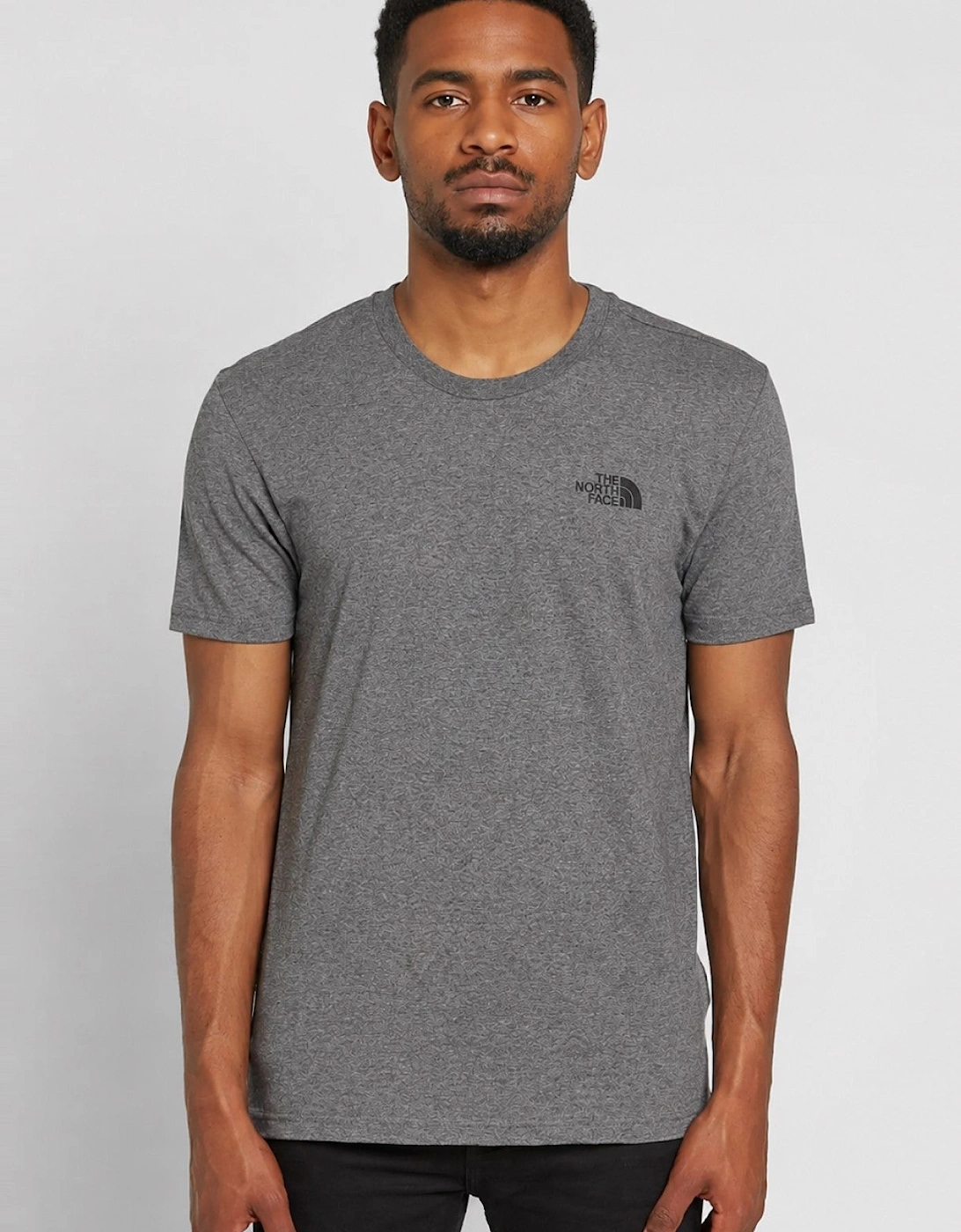 The North Face Mens Simple Dome Short Sleeve T-shirt in Grey