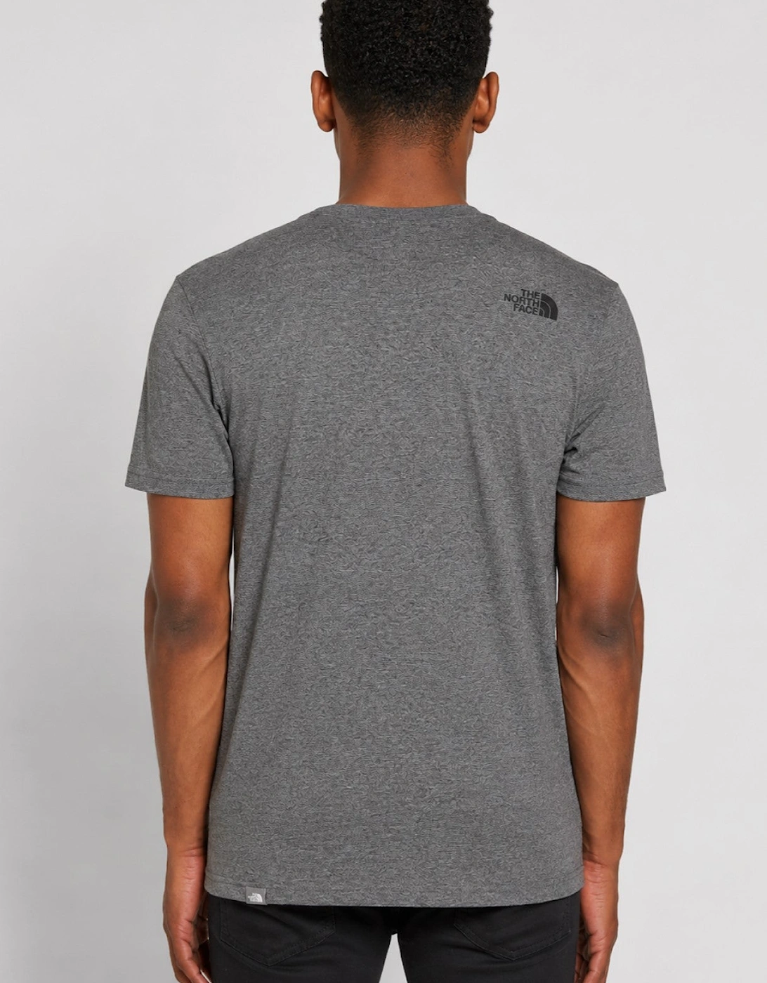 The North Face Mens Simple Dome Short Sleeve T-shirt in Grey