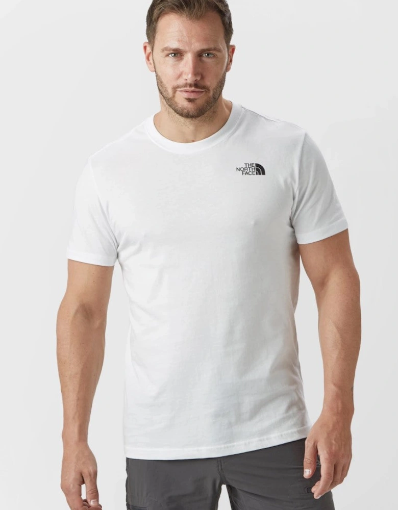 The North Face Mens Simple Dome Short Sleeve T-shirt in White