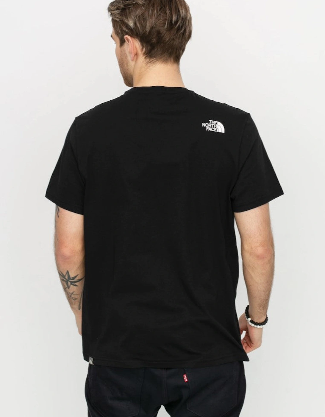 The North Face Mens Simple Dome Short Sleeve T-shirt in Black