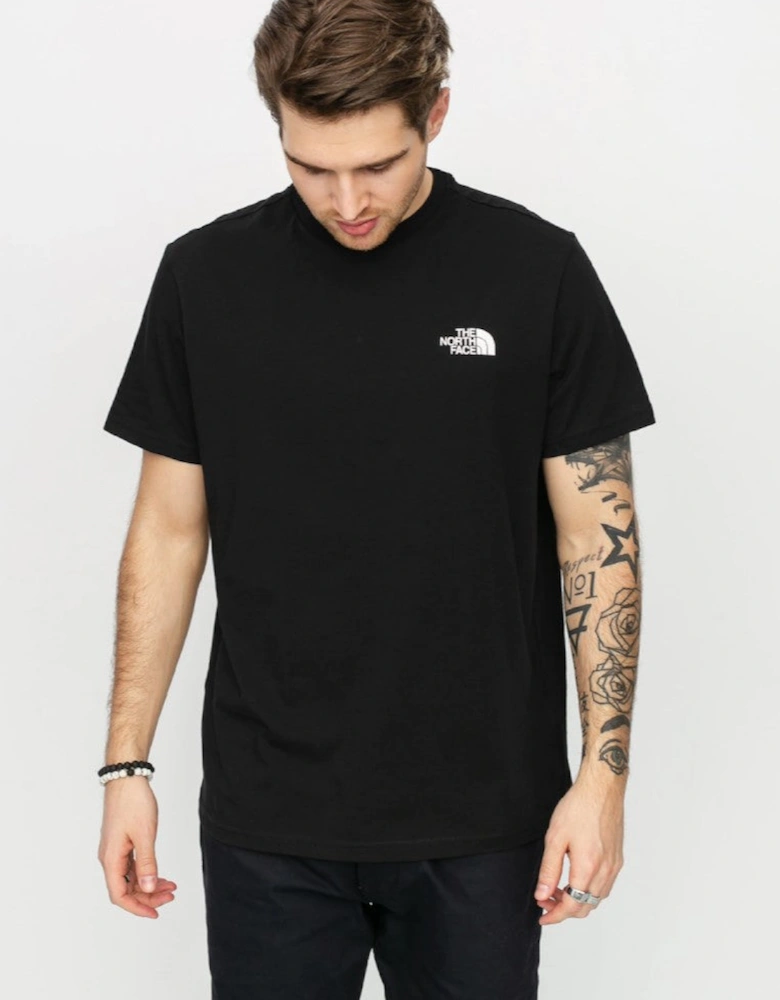 The North Face Mens Simple Dome Short Sleeve T-shirt in Black