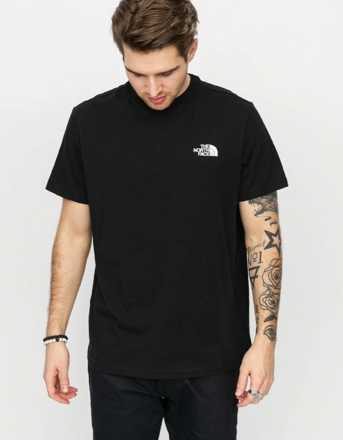 The North Face Mens Simple Dome Short Sleeve T-shirt in Black