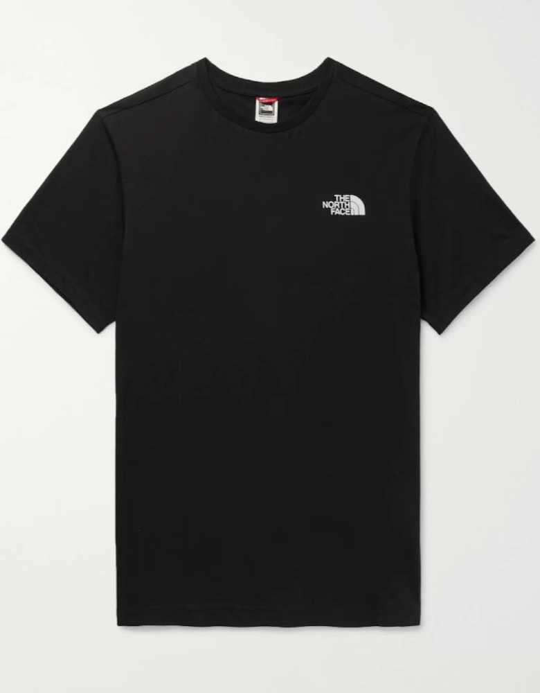 The North Face Mens Simple Dome Short Sleeve T-shirt in Black