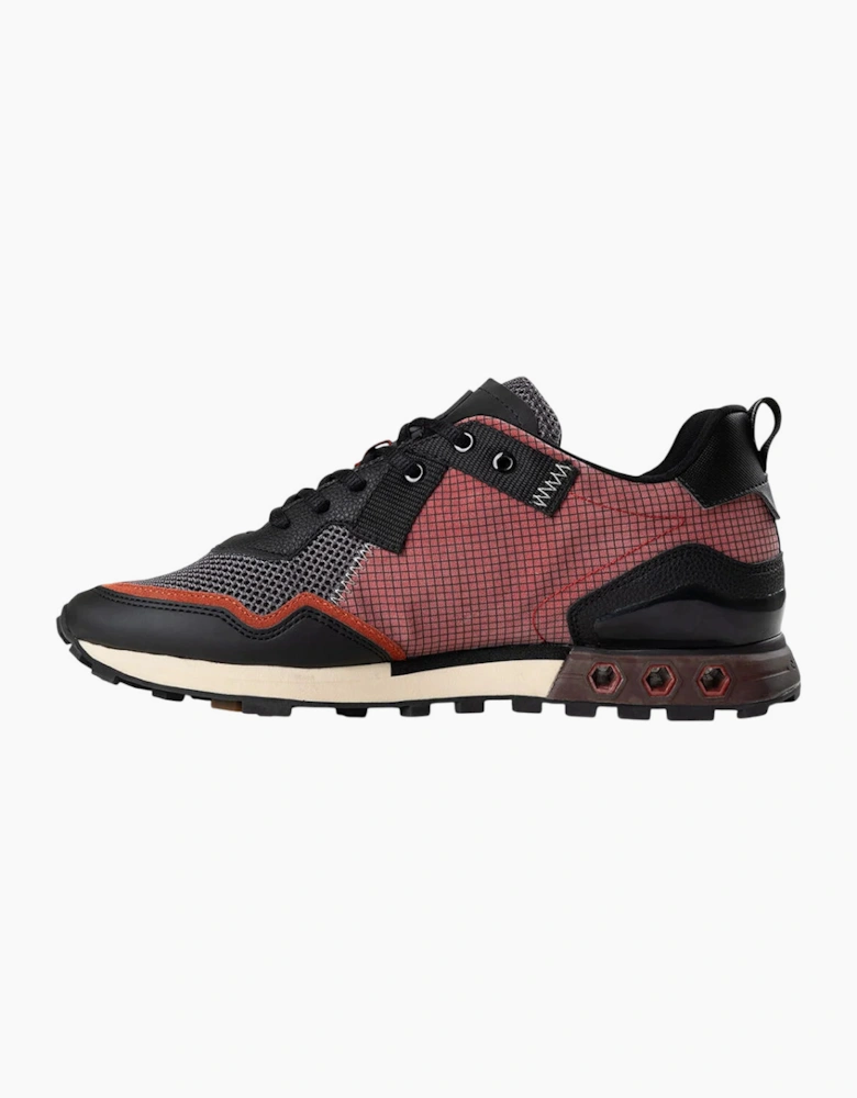 CRUYFF Mens Trainers Superbia Hex-Tech Lace Up dark grey red ochre UK Size