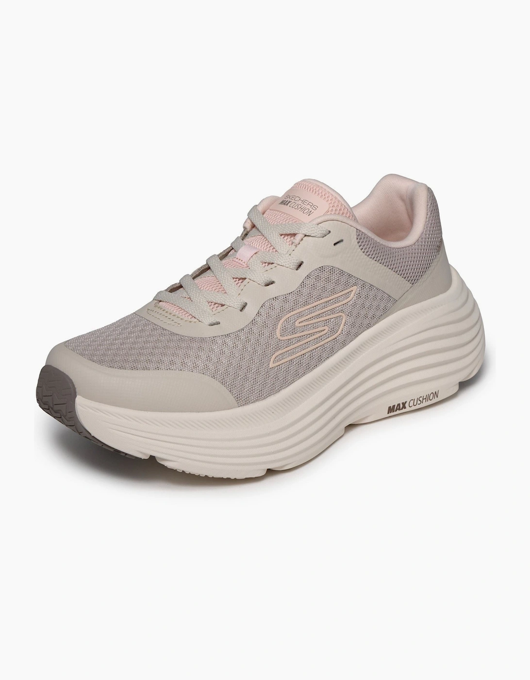 Skechers Max Cushioning Endeavour Women's Natural Synthetic/Trim Trainers