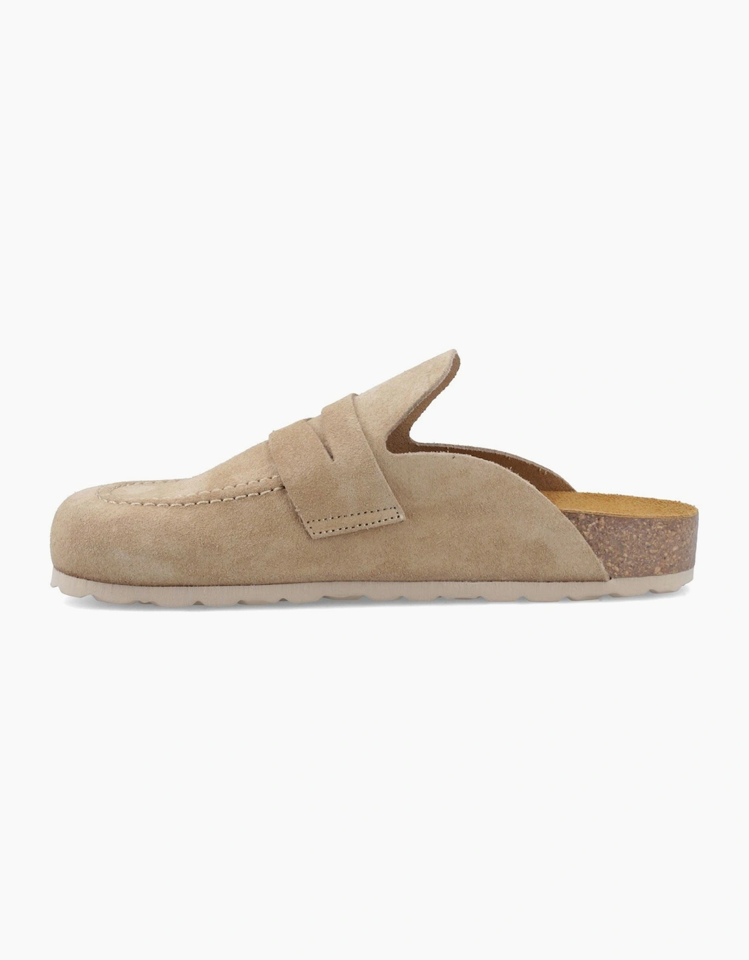 Hush Puppies Briar Closed Toe Suede Women's Taupe Mules