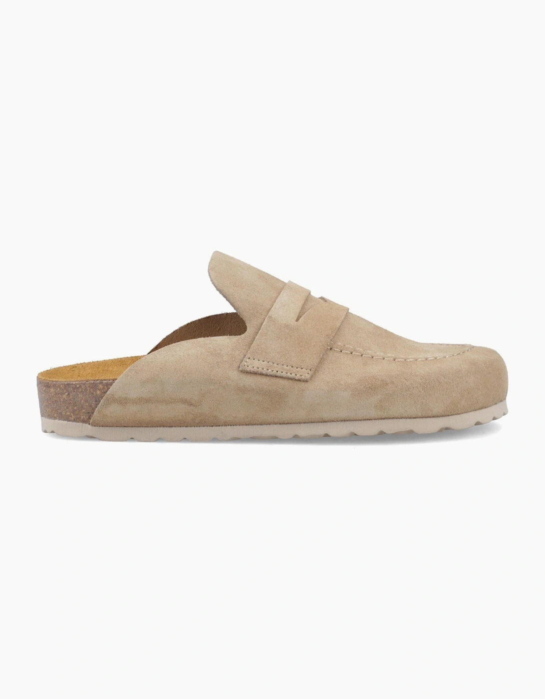 Hush Puppies Briar Closed Toe Suede Women's Taupe Mules