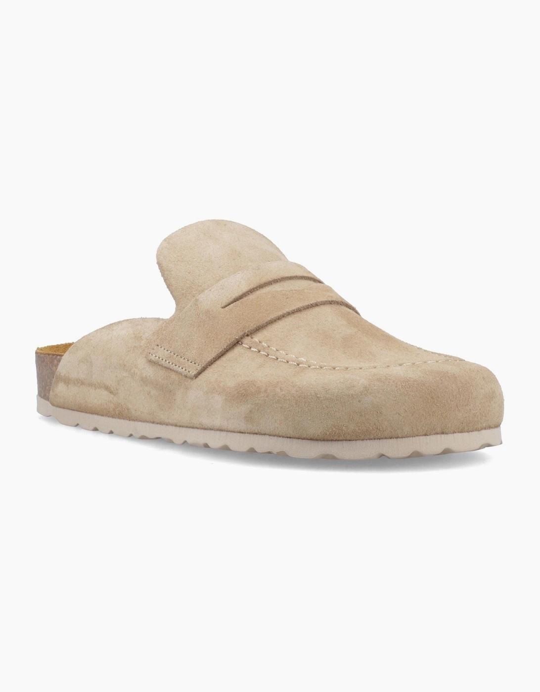 Hush Puppies Briar Closed Toe Suede Women's Taupe Mules, 6 of 5