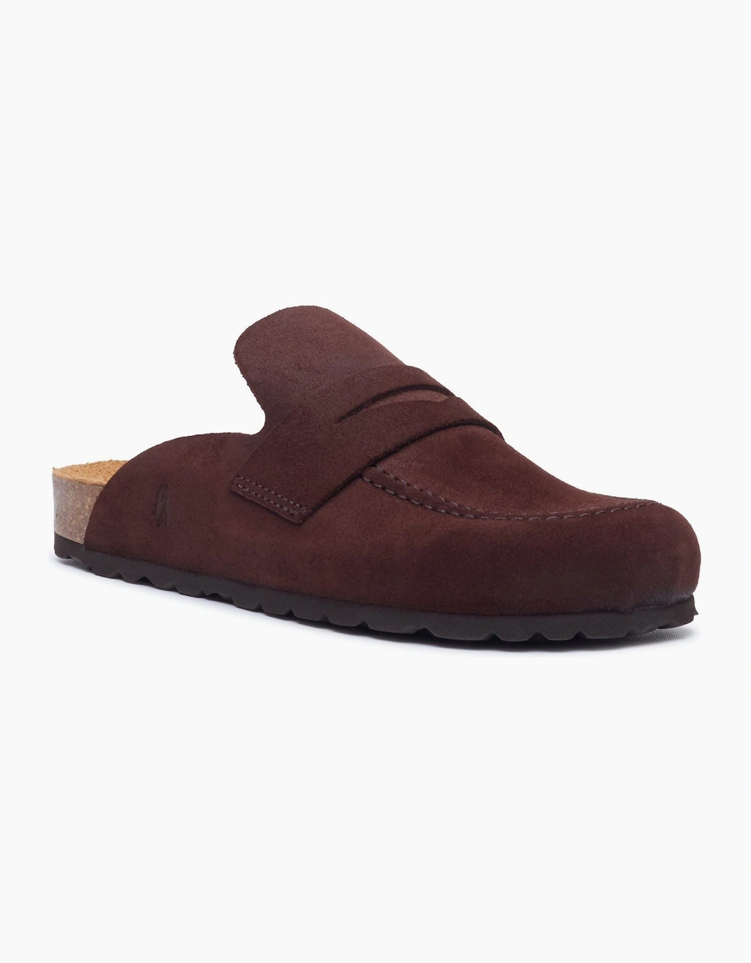 Hush Puppies Briar Closed Toe Suede Women's CHOCOLATE Mules, 8 of 7