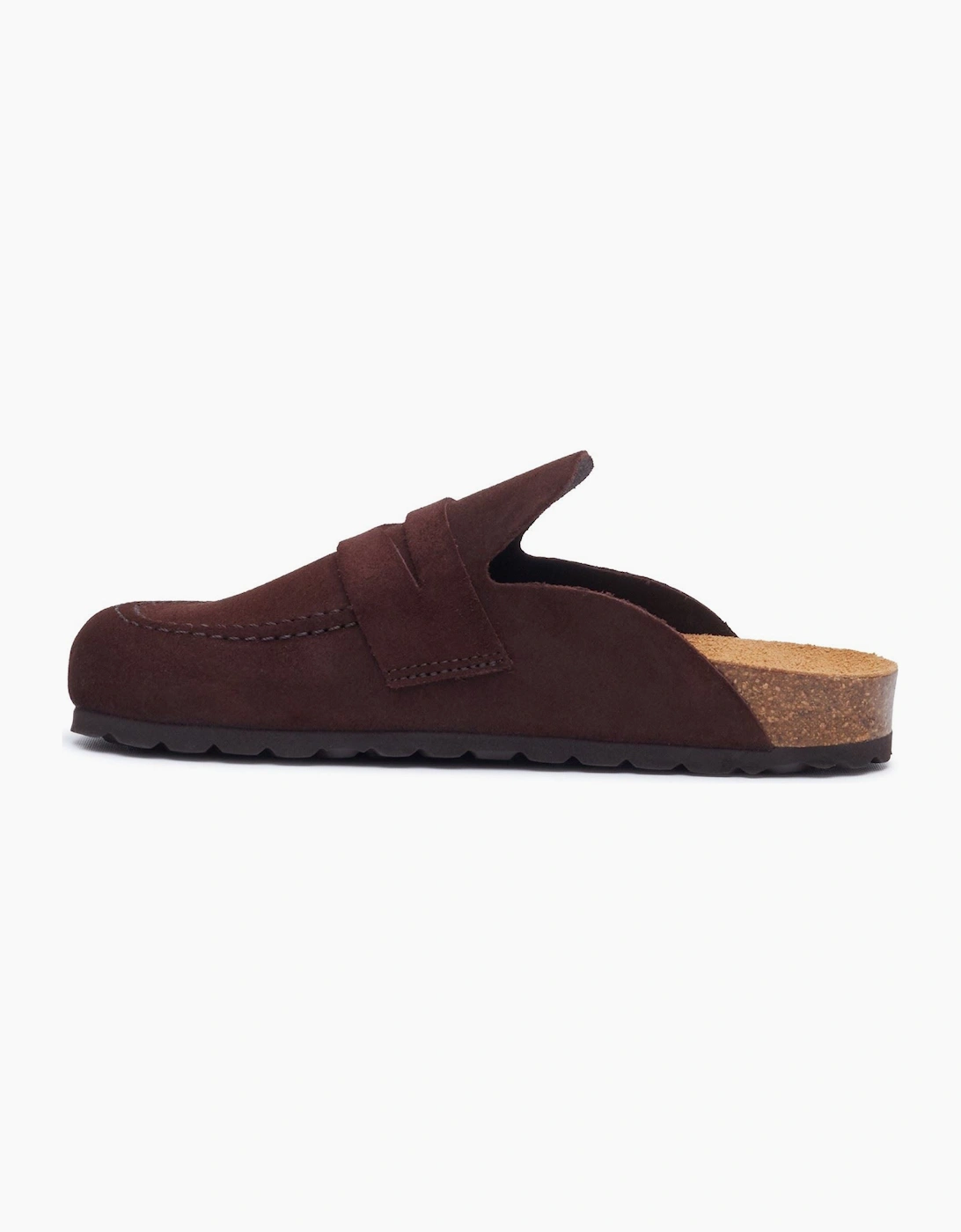 Hush Puppies Briar Closed Toe Suede Women's CHOCOLATE Mules