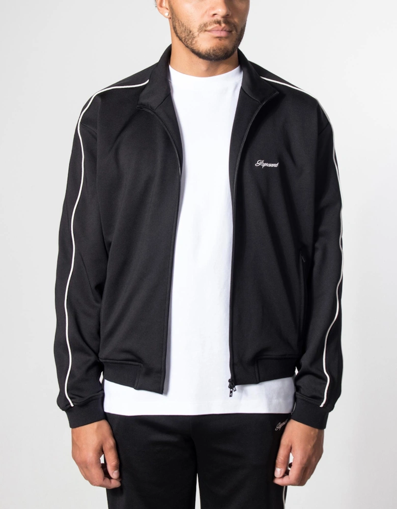 Taped Track Top