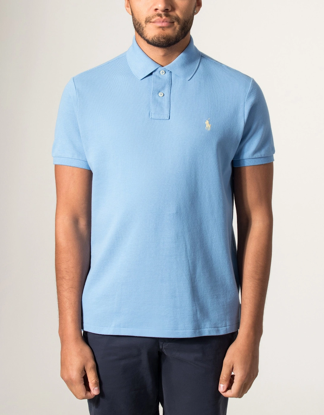 Custom Slim Fit Mesh Polo Shirt