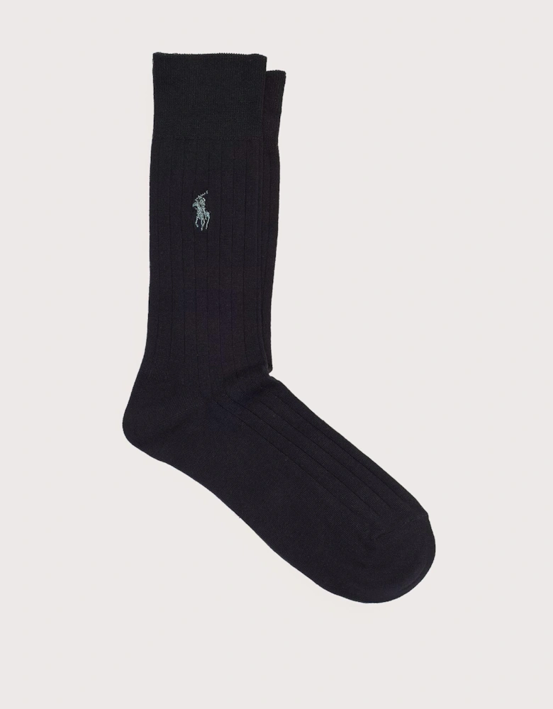 Ribbed Trouser Socks