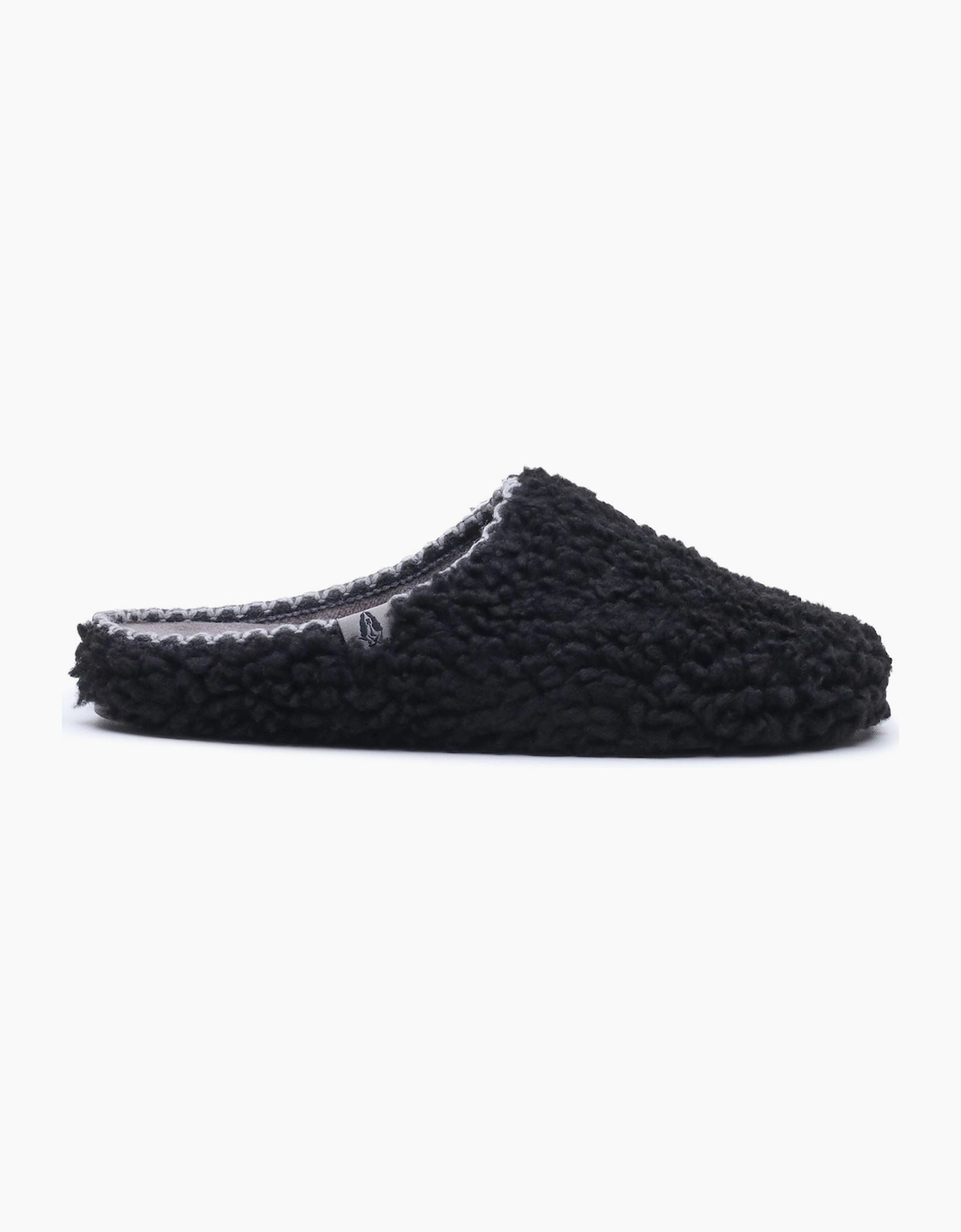 Hush Puppies Good Teddy Polyester Men's BLACK Slippers