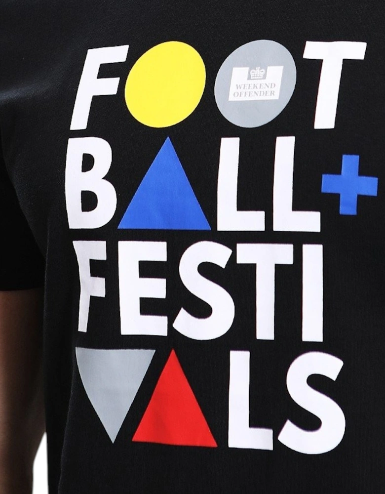 Weekend Offender Mens T Shirts Football Festival Top