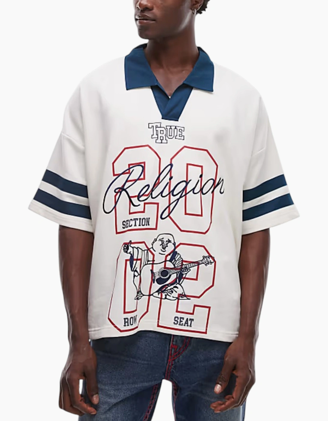 True Religion Mens Polo Shirts Short Sleeve Top