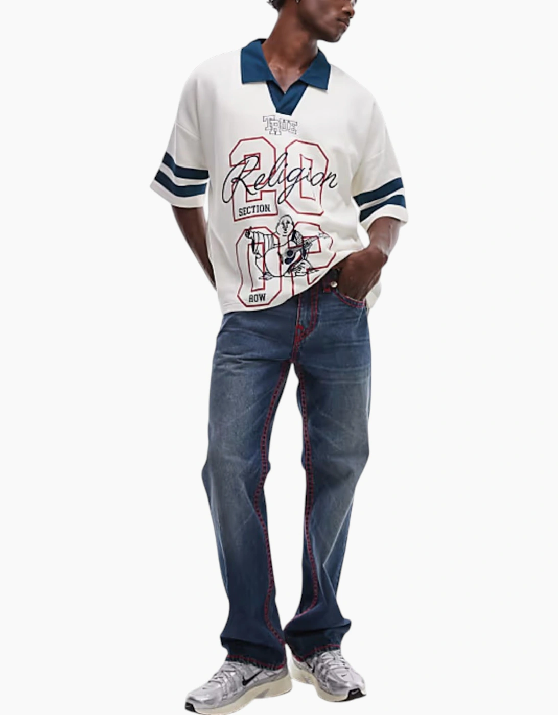 True Religion Mens Polo Shirts Short Sleeve Top