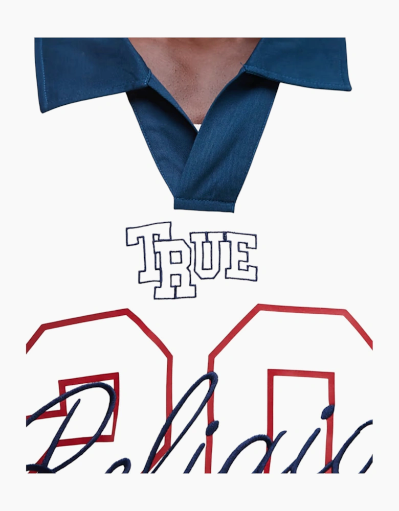 True Religion Mens Polo Shirts Short Sleeve Top