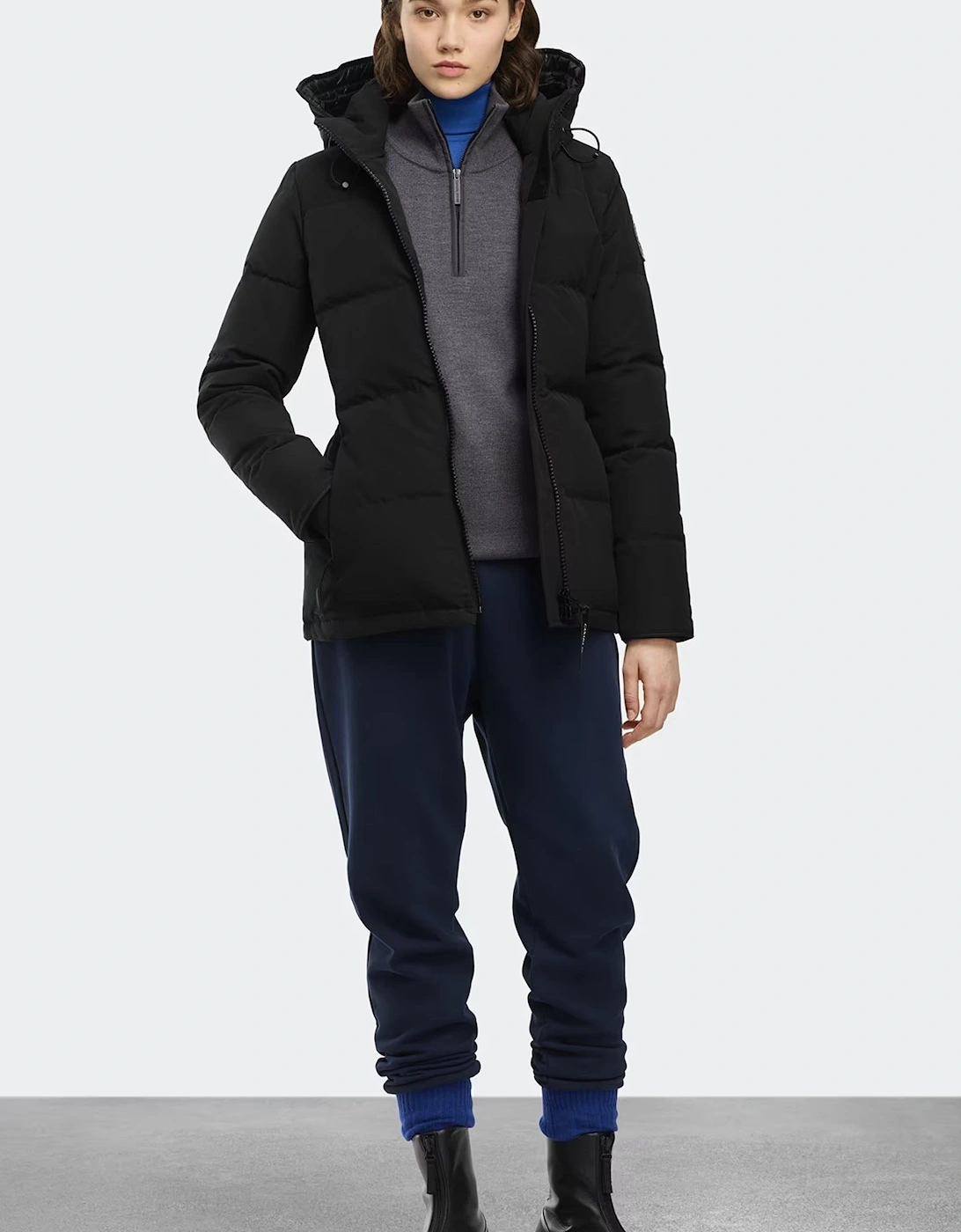 Womens Chelsea Parka Black