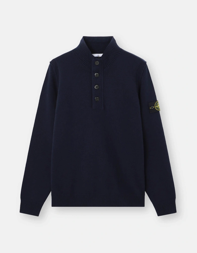 Button Thru 5100040 Sweater Navy