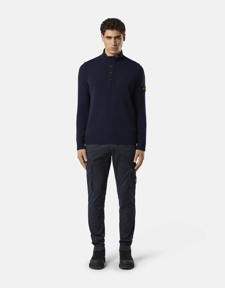 Button Thru 5100040 Sweater Navy