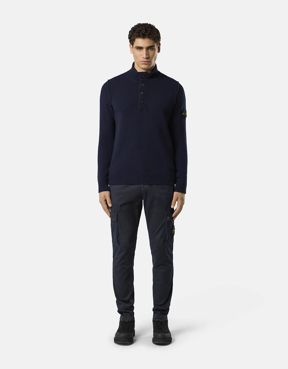 Button Thru 5100040 Sweater Navy