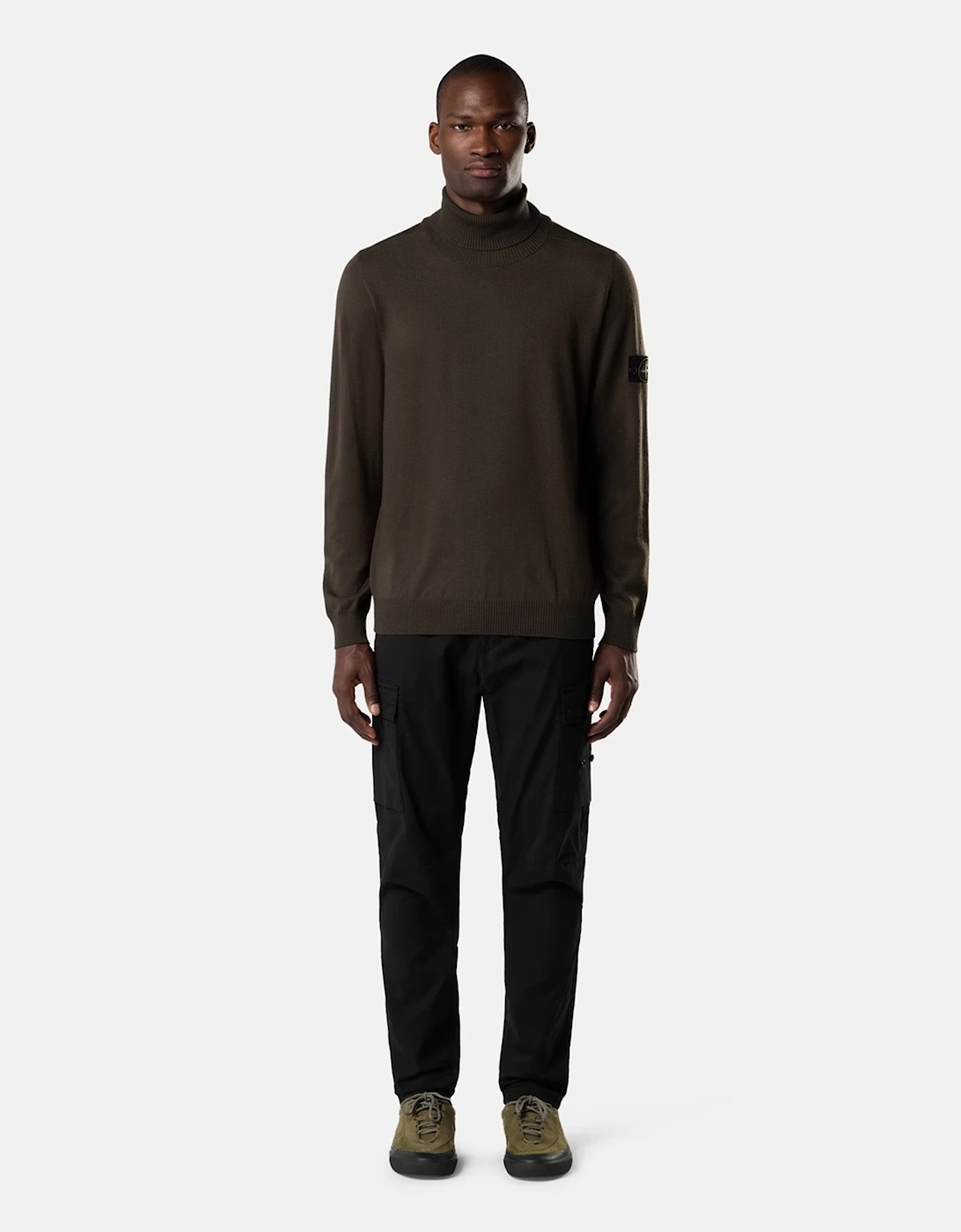 Wool 5100025 T-Neck Sweater Brown