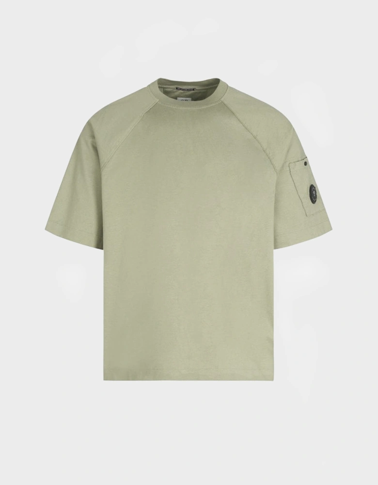 30/2 Heavy Cotton Lens T shirt Khaki