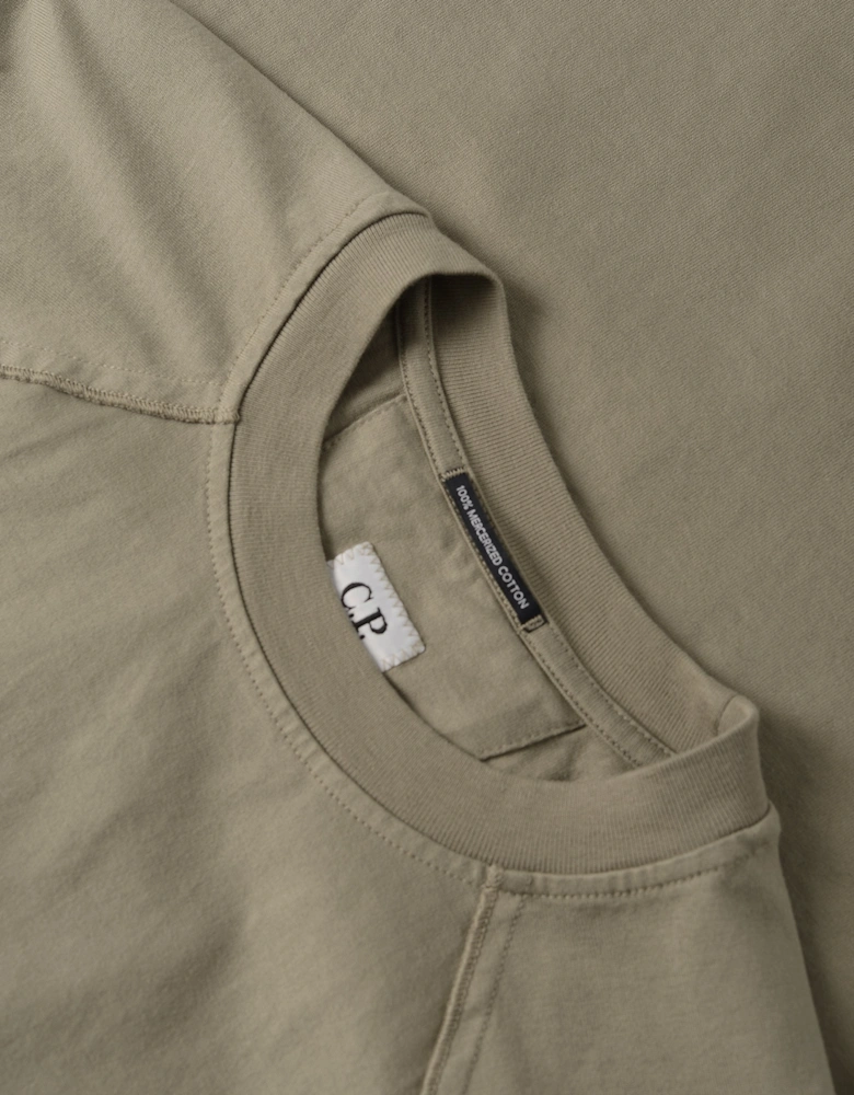 30/2 Heavy Cotton Lens T shirt Khaki
