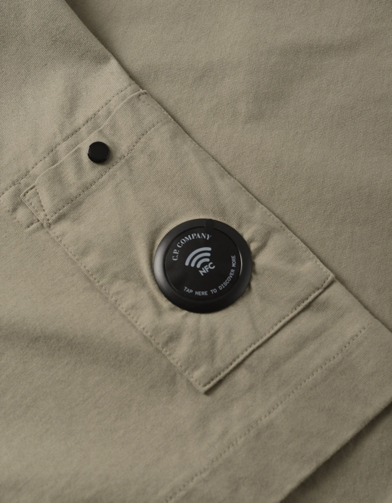30/2 Heavy Cotton Lens T shirt Khaki